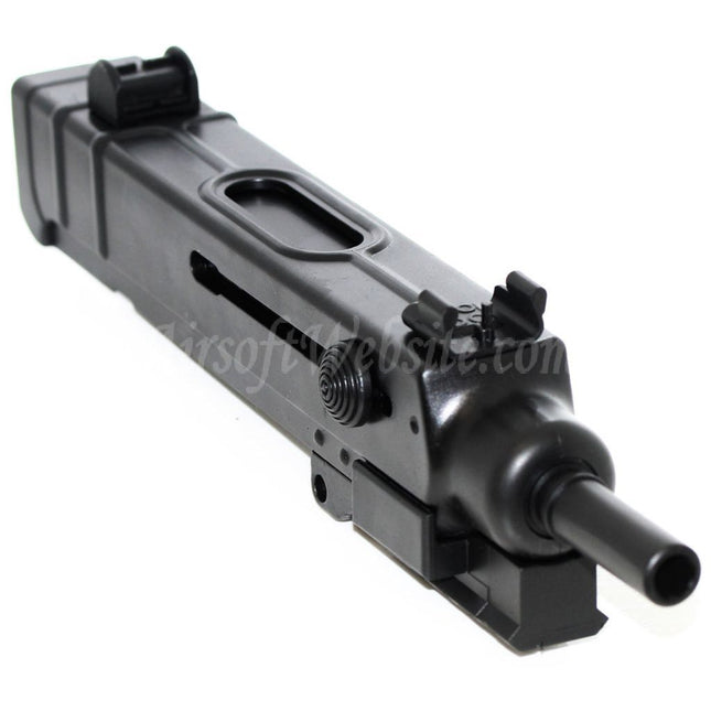 Airsoft Website Upper Body Receiver Frame with Outer Barrel and 4 Slots Rail For WELL R2 Jing Gong JG Tokyo Marui VZ61 Scorpion AEP AEG Rifles