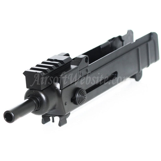 Airsoft Website Upper Body Receiver Frame with Outer Barrel and 4 Slots Rail For WELL R2 Jing Gong JG Tokyo Marui VZ61 Scorpion AEP AEG Rifles