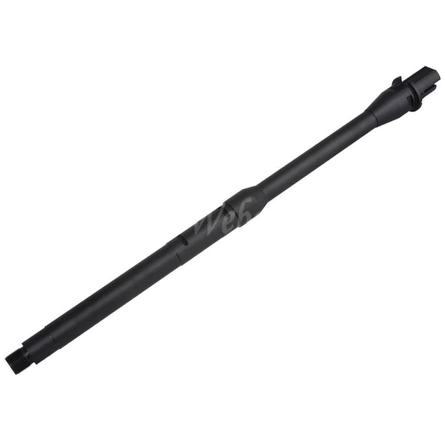 5KU 14.5 Aluminium Outer Barrel -14mm CCW Counter-Clockwise Thread Suitable For M4 M16 Series AEG Rifles Airsoft Black