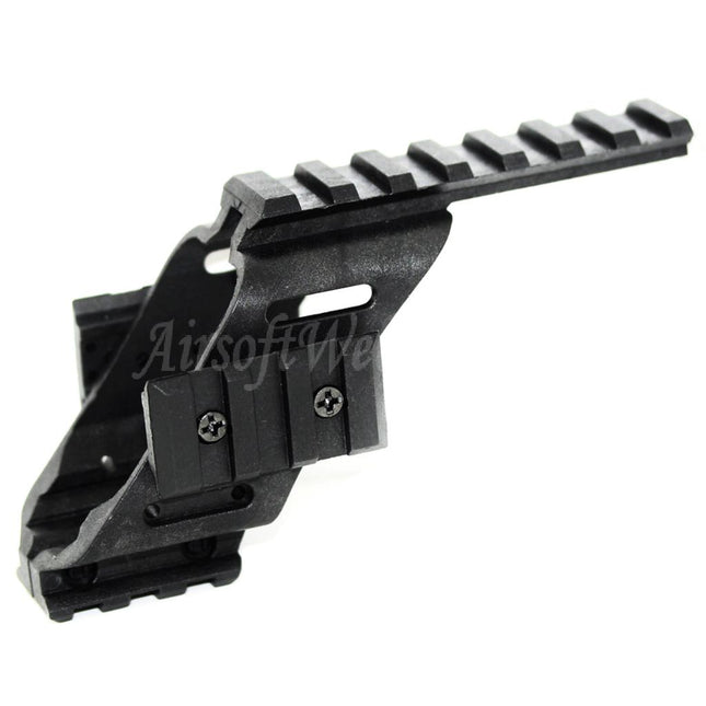 Base de montage pour lunette de visée Weaver Rail 20 mm pour pistolets WE KSC Tanaka Tokyo Marui G17 G18C, noir
