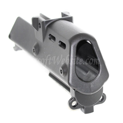 Garde-mains en polymère Golden Eagle avec rail inférieur de 20 mm pour fusils AEG Jing Gong JG Golden Eagle série G36C Airsoft noir