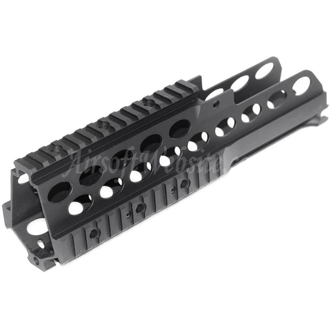 Golden Eagle 260mm CNC Aluminum RAS Handguard Rail System for JG Golden Eagle CYMA Echo1 Matrix Tokyo Marui G36 Series AEG Rifles Airsoft Black