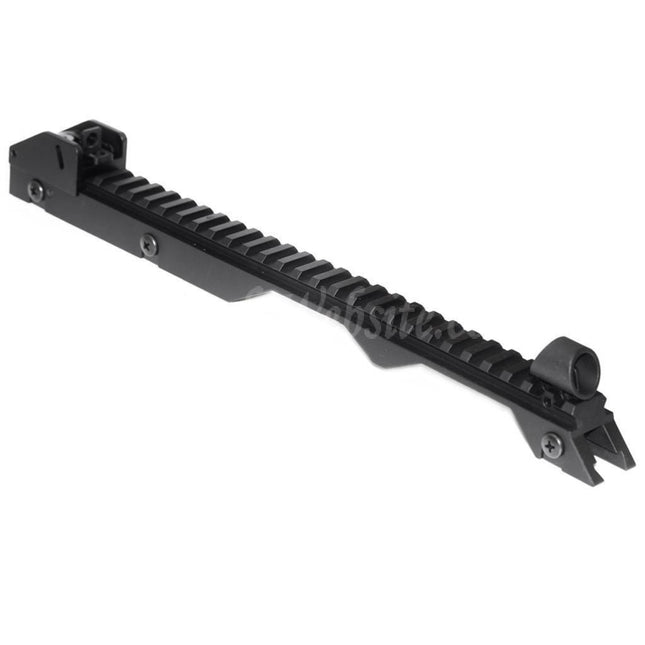 Poignée de transport Golden Eagle 340 mm pour fusils AEG série G36, rail supérieur, noir