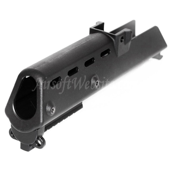 Garde-main Golden Eagle en polymère 280 mm avec rail inférieur de 20 mm pour fusils AEG Golden Eagle Jing Gong JG G36 série Airsoft noir