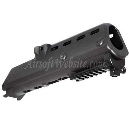 Garde-main Golden Eagle en polymère 280 mm avec rail inférieur de 20 mm pour fusils AEG Golden Eagle Jing Gong JG G36 série Airsoft noir