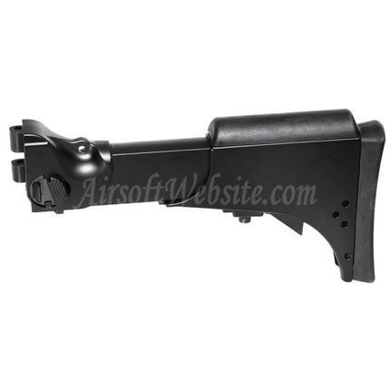 Crosse coulissante Golden Eagle 4 positions pour fusils AEG Jing Gong JG Golden Eagle Tokyo Marui G36 Airsoft Noir