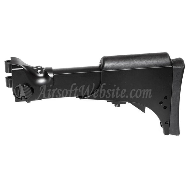 Crosse coulissante Golden Eagle 4 positions pour fusils AEG Jing Gong JG Golden Eagle Tokyo Marui G36 Airsoft Noir