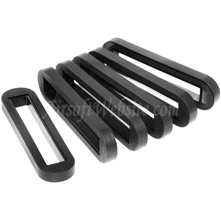 Golden Eagle 6pcs Extension Stock Butt Pad Plate for 6689 6690 SL8 SL9 G36 AEG Rifles Airsoft Black