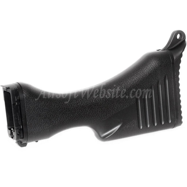 Crosse en polymère haute résistance Golden Eagle pour fusils AEG JG Golden Eagle M240 Bravo Airsoft Noir