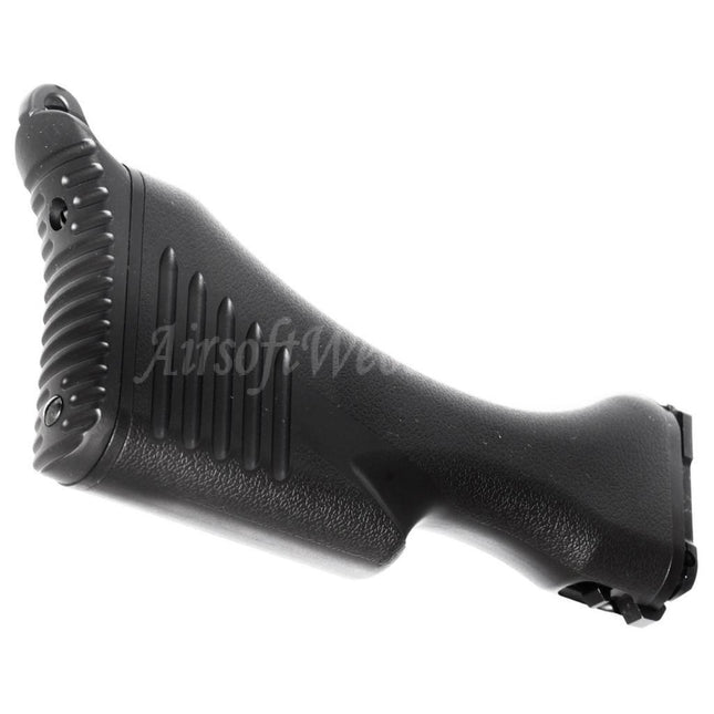 Crosse en polymère haute résistance Golden Eagle pour fusils AEG JG Golden Eagle M240 Bravo Airsoft Noir