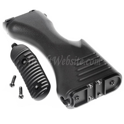 Crosse en polymère haute résistance Golden Eagle pour fusils AEG JG Golden Eagle M240 Bravo Airsoft Noir