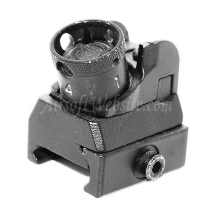 Mire arrière Golden Eagle 416 pour fusils AEG GBB M4 M16 AR-Series Airsoft