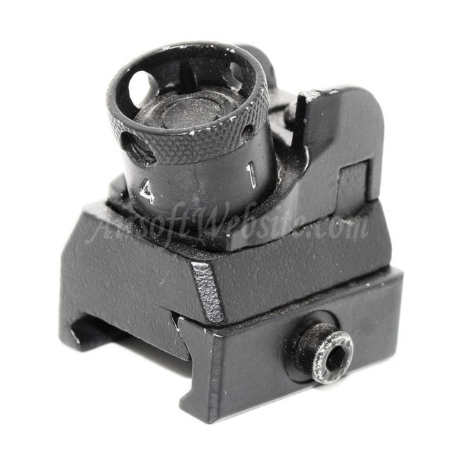 Mire arrière Golden Eagle 416 pour fusils AEG GBB M4 M16 AR-Series Airsoft