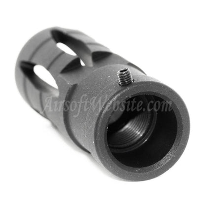 Golden Eagle 58mm G36 Muzzle Brake Flash Hider For -14mm CCW Counter-Clockwise Thread Barrel Rifles Airsoft Black