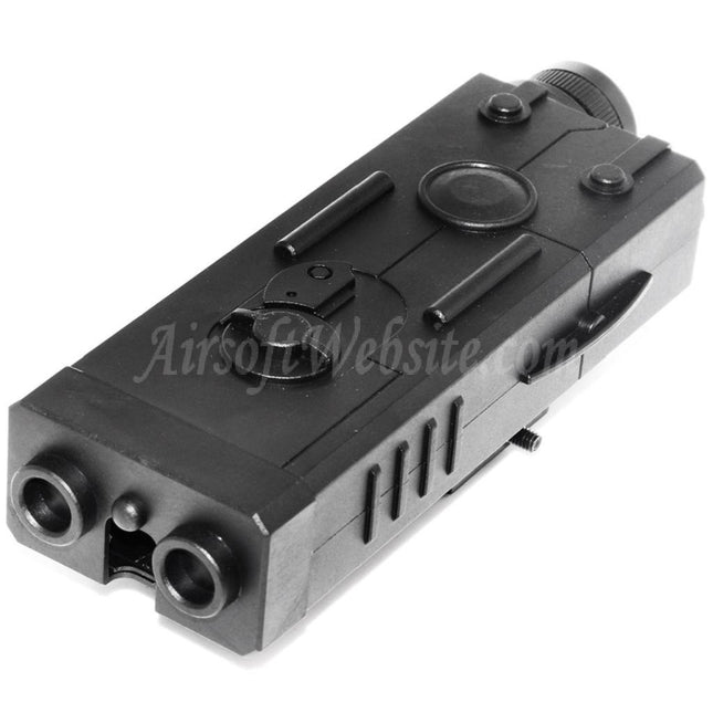 Boîtier de batterie Golden Eagle QD 20 mm à montage sur rail standard de style PEQ, noir