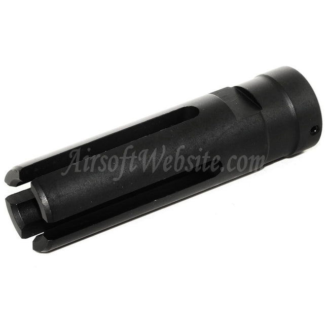 Golden Eagle 80mm 4-Prong G36 Muzzle Brake Flash Hider For -14mm CCW Counter-Clockwise Thread Barrel Rifles Airsoft Black
