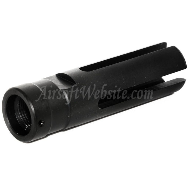 Golden Eagle 80mm 4-Prong G36 Muzzle Brake Flash Hider For -14mm CCW Counter-Clockwise Thread Barrel Rifles Airsoft Black