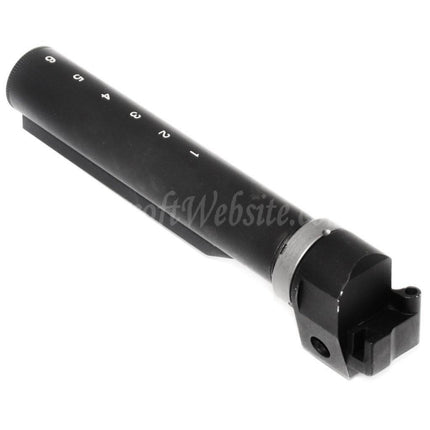 Adaptateur de tube tampon de crosse 5KU 6 positions pour fusil AK, compatible avec les fusils à crosse M4, noir