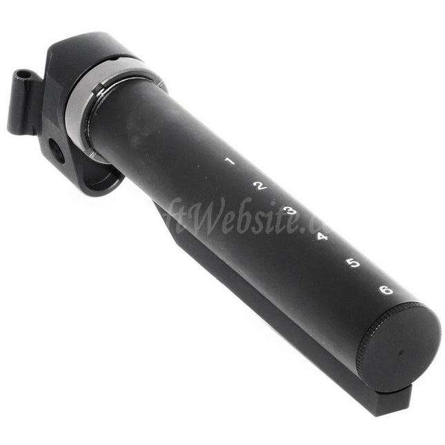 Adaptateur de tube tampon de crosse 5KU 6 positions pour fusil AK, compatible avec les fusils à crosse M4, noir