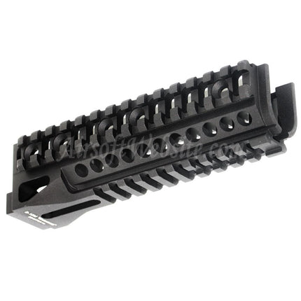 Système de rail de garde-main inférieur 5KU CNC 160 mm style B-10M pour fusils AEG GBB de la série AK Airsoft, noir