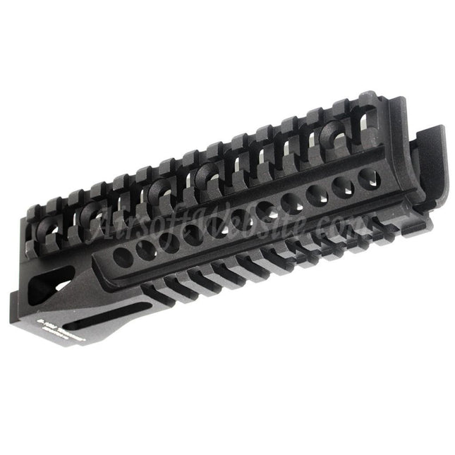 Système de rail de garde-main inférieur 5KU CNC 160 mm style B-10M pour fusils AEG GBB de la série AK Airsoft, noir