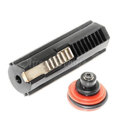 Site web Airsoft : Piston 15 dents (7 dents en acier) et tête de piston pour fusils Gearbox AEG versions 2/3 V2 V3