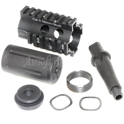 Kit de garde-main avant 5KU Fighting Cat pour fusils AEG série M4/M16, noir