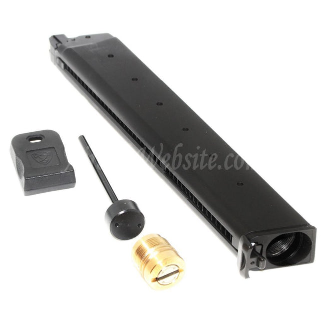 APS 48rd Big Stick Extended Co2 Magazine For G17 G18C G-Series GBB Pistols Airsoft Black