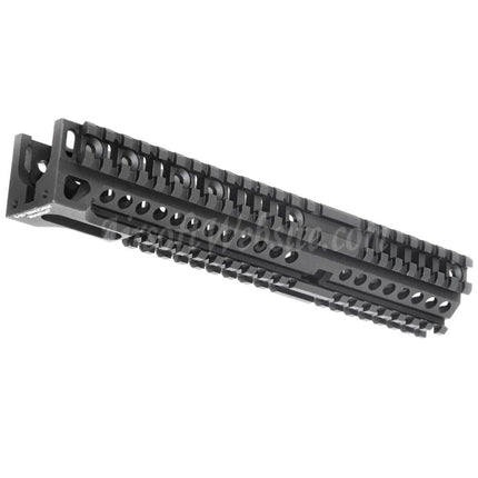 5KU CNC Aluminum 254mm B30 Style Long Lower Handguard Rail System For LCT GHK E&L Tokyo Marui AK Series AEG GBB Rifles Airsoft Black