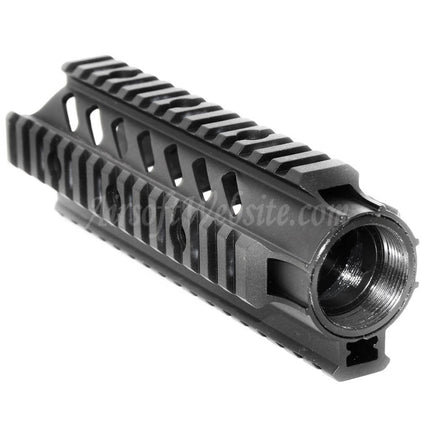 APS CNC Aluminum 176mm 7" Inches OD Free Float Handguard Rail System For M4 M16 Series AEG Rifles Airsoft Black