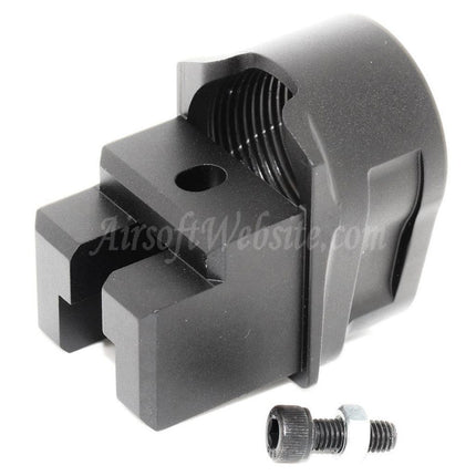 Adaptateur de crosse en métal pour site web Airsoft (conversion d'une crosse AK vers une crosse M4) noir