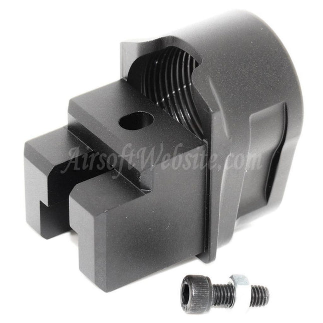 Adaptateur de crosse en métal pour site web Airsoft (conversion d'une crosse AK vers une crosse M4) noir