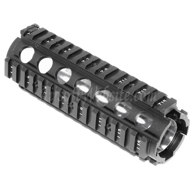 CYMA 170 mm CNC en aluminium KAC Type M4A1 M4CQB RAS Système de garde-mains pour CYMA E&amp;C D-Boys G&amp;P Classic Army KWA G&amp;G Tokyo Marui M4 M16 Series AEG Rifles Airsoft Noir