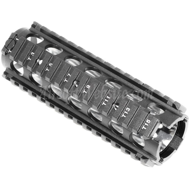 CYMA 170 mm CNC en aluminium KAC Type M4A1 M4CQB RAS Système de garde-mains pour CYMA E&amp;C D-Boys G&amp;P Classic Army KWA G&amp;G Tokyo Marui M4 M16 Series AEG Rifles Airsoft Noir