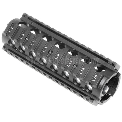CYMA 170 mm CNC en aluminium KAC Type M4A1 M4CQB RAS Système de garde-mains pour CYMA E&amp;C D-Boys G&amp;P Classic Army KWA G&amp;G Tokyo Marui M4 M16 Series AEG Rifles Airsoft Noir