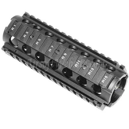 CYMA 170 mm CNC en aluminium KAC Type M4A1 M4CQB RAS Système de garde-mains pour CYMA E&amp;C D-Boys G&amp;P Classic Army KWA G&amp;G Tokyo Marui M4 M16 Series AEG Rifles Airsoft Noir