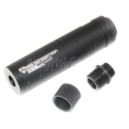 APS Silencer with Adapter -14mm -12mm CCW for ACP601 606 Black Hornet Tokyo Marui G17 Series GBB Pistols Airsoft