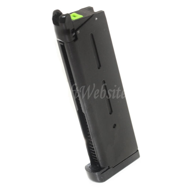 APS 25rd Turbo Magazine For ARMY / DOUBLE BELL / E&C / Tokyo Marui 1911 APS Marcux Crxius Series GBB Pistols Airsoft Black
