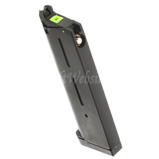 APS 25rd Turbo Magazine For ARMY / DOUBLE BELL / E&C / Tokyo Marui 1911 APS Marcux Crxius Series GBB Pistols Airsoft Black