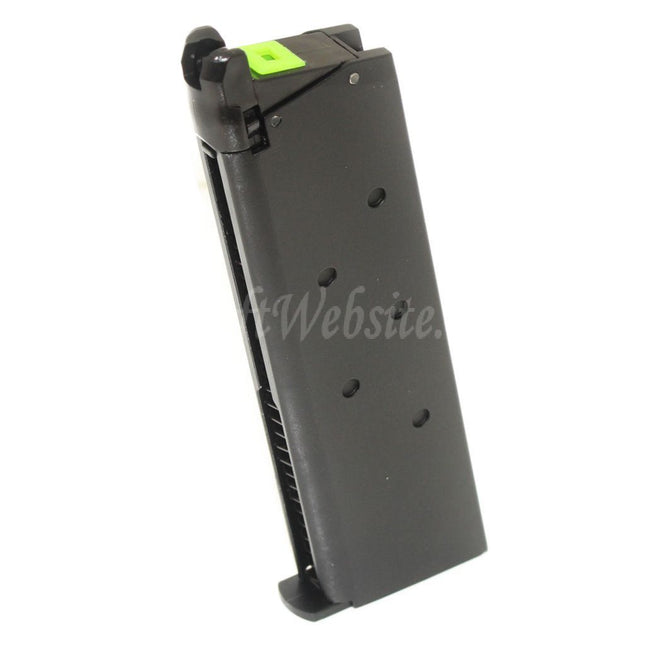 APS 25rd Military Style Turbo Magazine For ARMY / DOUBLE BELL / E&C / Tokyo Marui 1911 APS Marcux Crxius Series GBB Pistols Airsoft Black