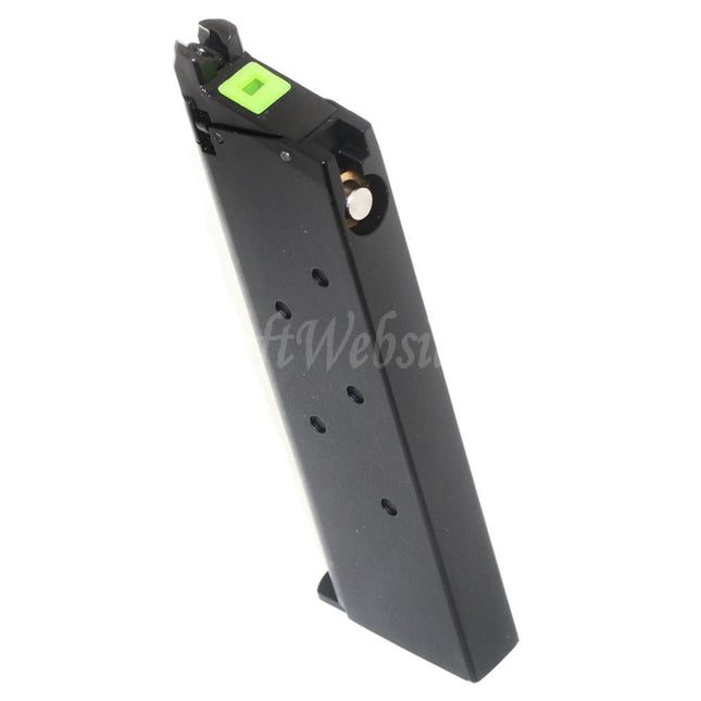 APS 25rd Military Style Turbo Magazine For ARMY / DOUBLE BELL / E&C / Tokyo Marui 1911 APS Marcux Crxius Series GBB Pistols Airsoft Black