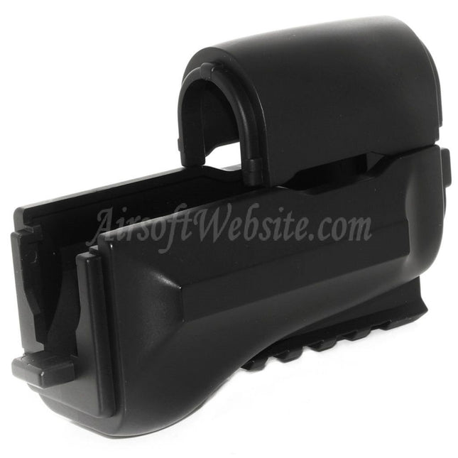 Airsoft Website 96mm Polymer Rail Handguard For AK Beta Series AEG Rifles Black