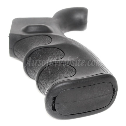 Site web Airsoft : poignée de pistolet ergonomique, surface robuste et rainures pour les doigts, pour fusils M4, M16 GBB, noir