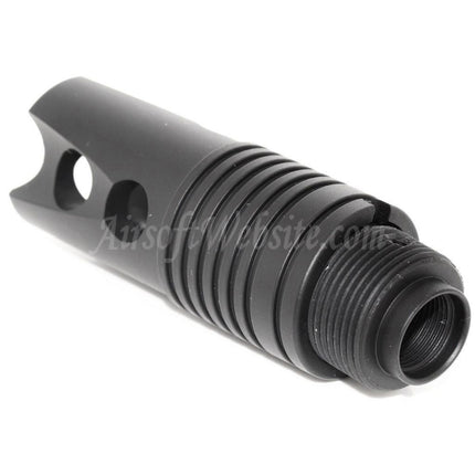 CYMA Strike Flash Hider For -14mm CCW Counter-Clockwise Thread Barrel Rifles Airsoft Black