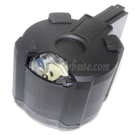 BATTLEAXE 1400rd Electric Drum Magazine For M4 M16 Series AEG Rifles Airsoft Black