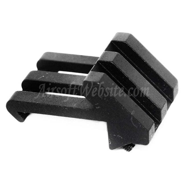 APS PER Phantom 2-Slots Offset 45 Degree 20mm Picatinny Rail Mount Black