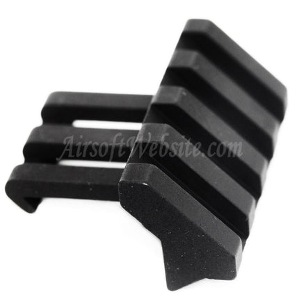 APS PER Phantom 4-Slots Offset 45 Degree 20mm Picatinny Rail Mount Black