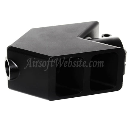 Airsoft Website CNC Aluminium Tank Muzzle Brake Flash Hider For Snow Wolf M82 Airsoft Black