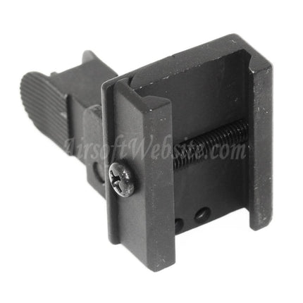 Site web Airsoft : viseur avant rabattable en métal pour fusils AEG M4/M16 avec rail Picatinny 20 mm 1913
