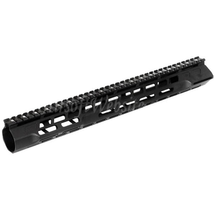 Système de rail de garde-main APS CNC 15 pouces PER Phantom 5.0 M-LOK pour fusils APS CYMA G&amp;P JG Tokyo Marui M4 M16 Series AEG Airsoft Noir